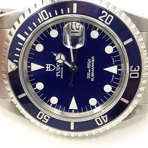 tudor mini sub blue|tudor submariner 79190.